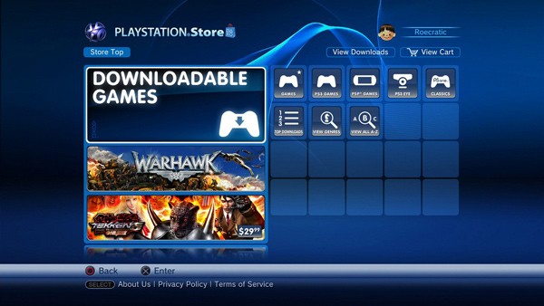 ps3 playstation store