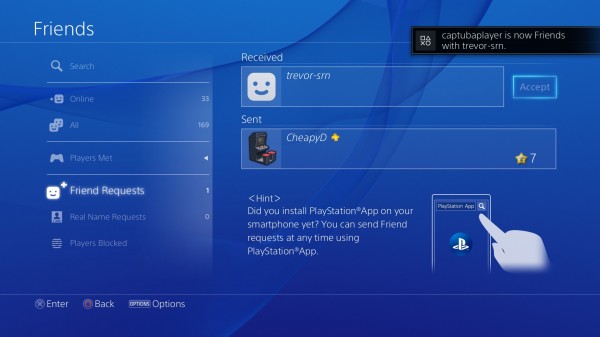 How To - Accept Friend Request on the PlayStation