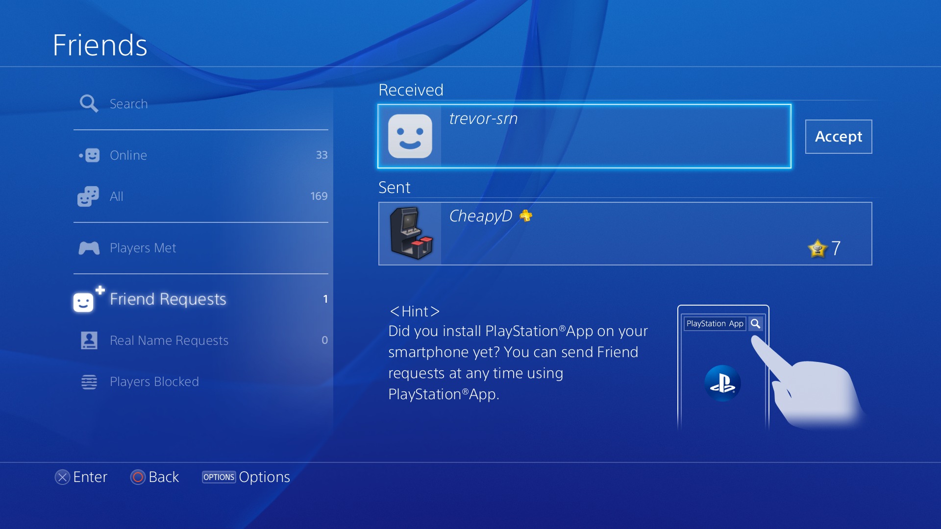 PLAYSTATION friends. PLAYSTATION with friends. Friend request received.